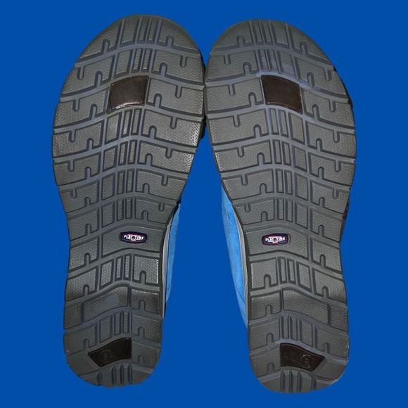 NWOB FLAT TIRE Captiva Denim Blue Suede Mary Jane Slip On  Shoes - Picture 3 of 5